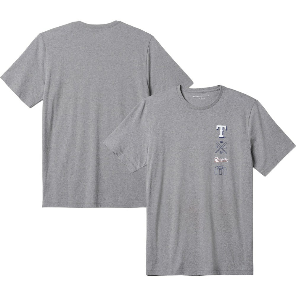 Texas Rangers TravisMathew Sunset Slam T-Shirt Gray