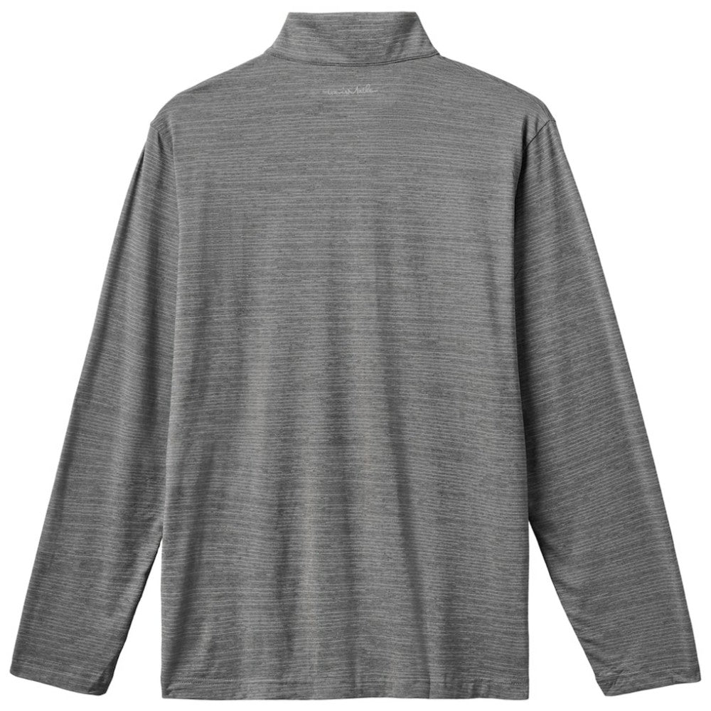 Chicago Cubs TravisMathew The Heater Quarter-Zip Pullover Top Gray