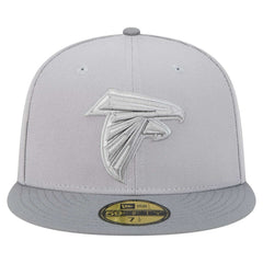 Atlanta Falcons New Era Iron Cloud 59FIFTY Fitted Hat - Gray/Graphite sale