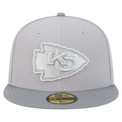 Kansas City Chiefs New Era Iron Cloud 59FIFTY Fitted Hat - Gray/Graphite for sale