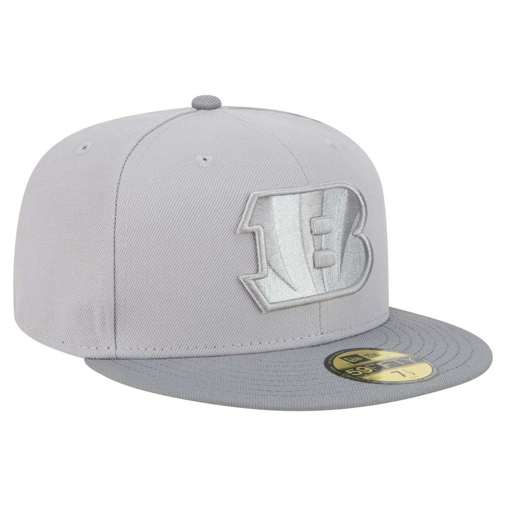 Cincinnati Bengals New Era Iron Cloud 59FIFTY Fitted Hat - Gray/Graphite discount