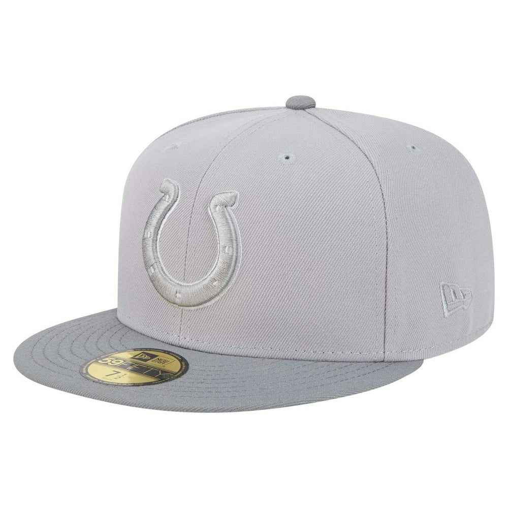 Indianapolis Colts New Era Iron Cloud 59FIFTY Fitted Hat - Gray/Graphite on sale