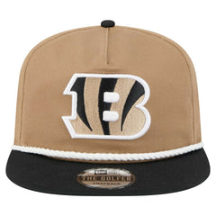 Cincinnati Bengals New Era Desert Golfer Snapback Hat - Khaki/Black discount