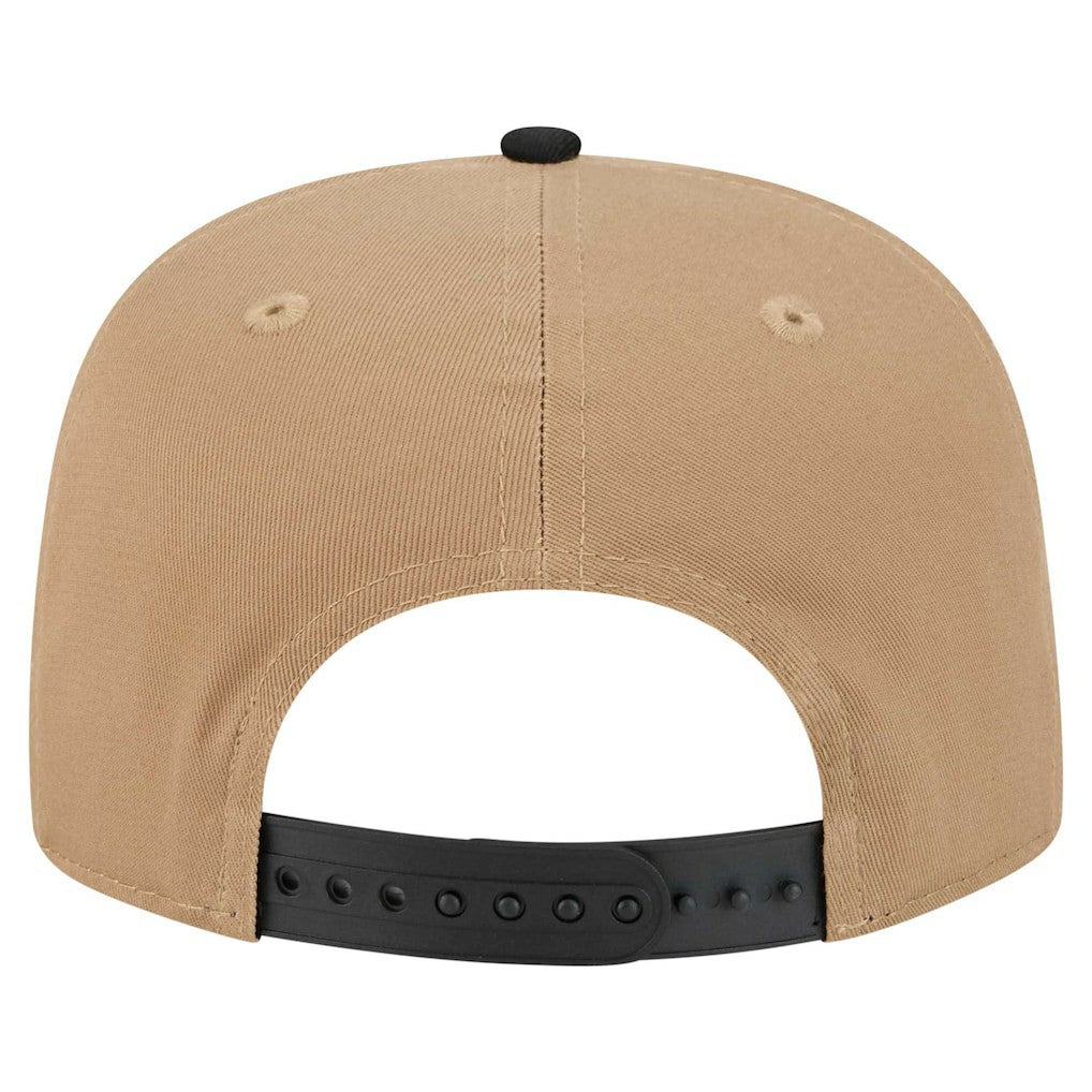 Miami Dolphins New Era Desert Golfer Snapback Hat - Khaki/Black cheap