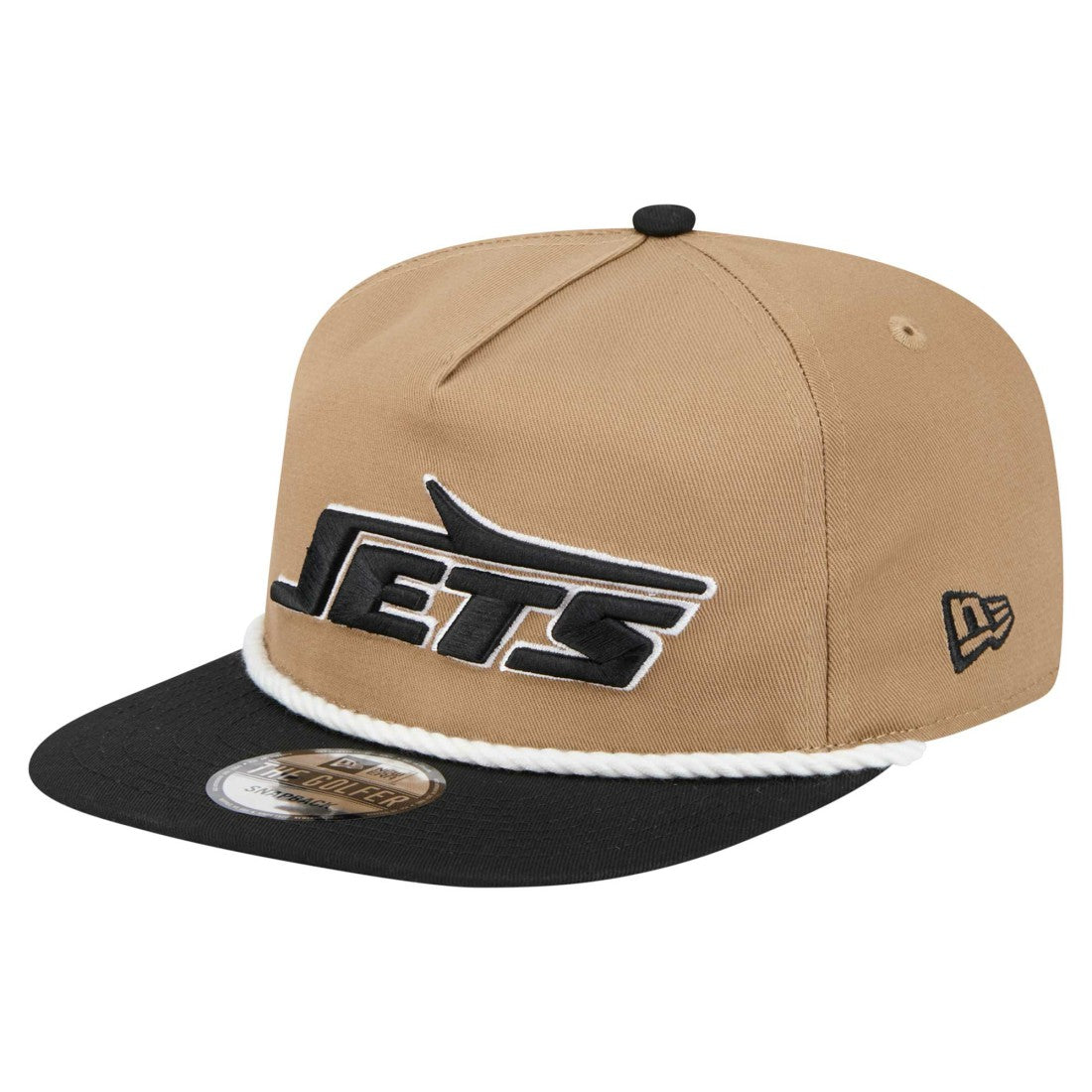 New York Jets New Era Desert Golfer Snapback Hat - Khaki/Black discount