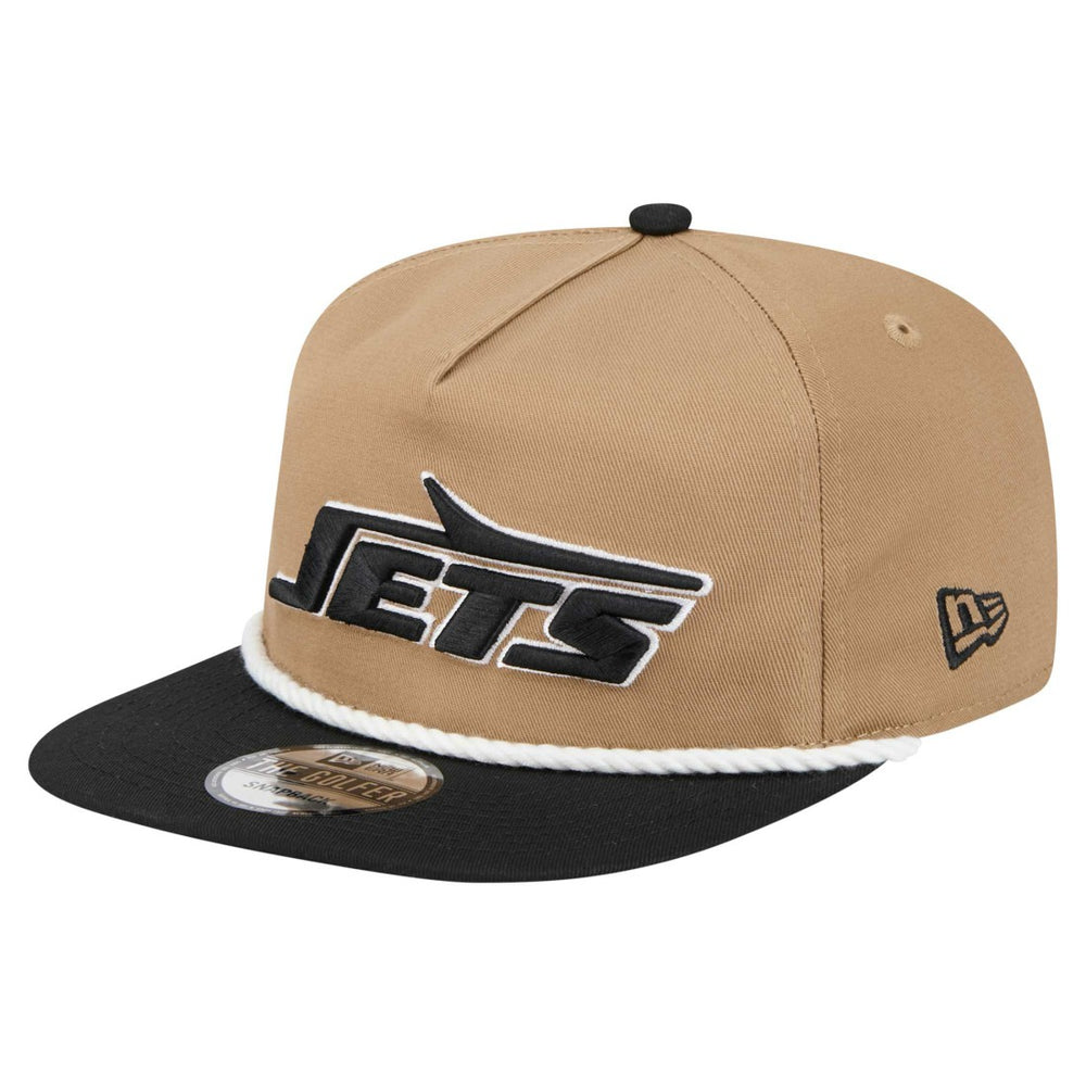 New York Jets New Era Desert Golfer Snapback Hat - Khaki/Black discount