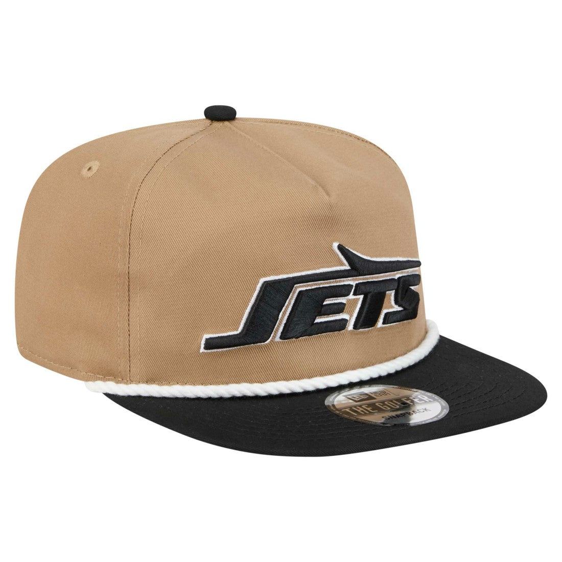 New York Jets New Era Desert Golfer Snapback Hat - Khaki/Black discount