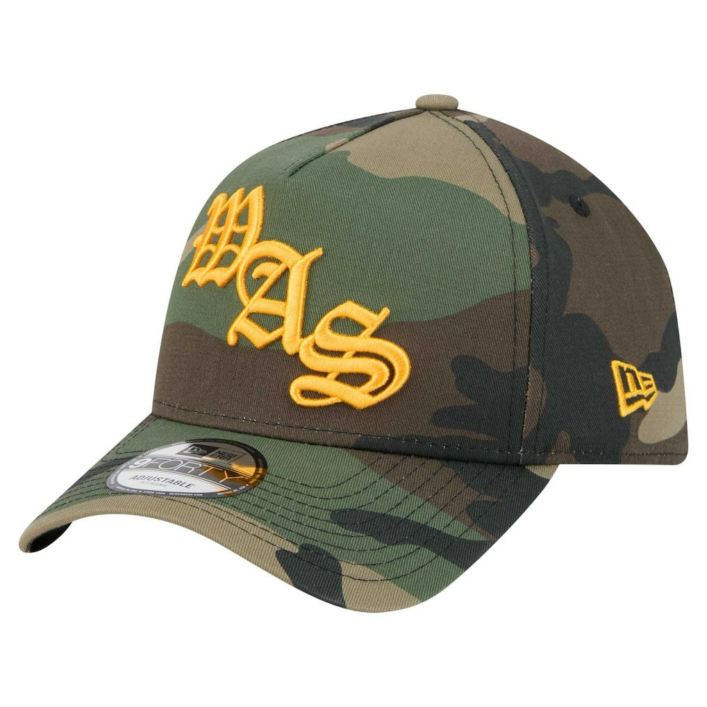 Washington Commanders New Era Mystic Camo A-Frame 9FORTY Adjustable Hat - Camo discount