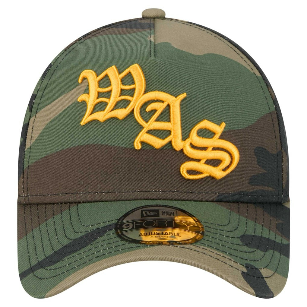 Washington Commanders New Era Mystic Camo A-Frame 9FORTY Adjustable Hat - Camo discount