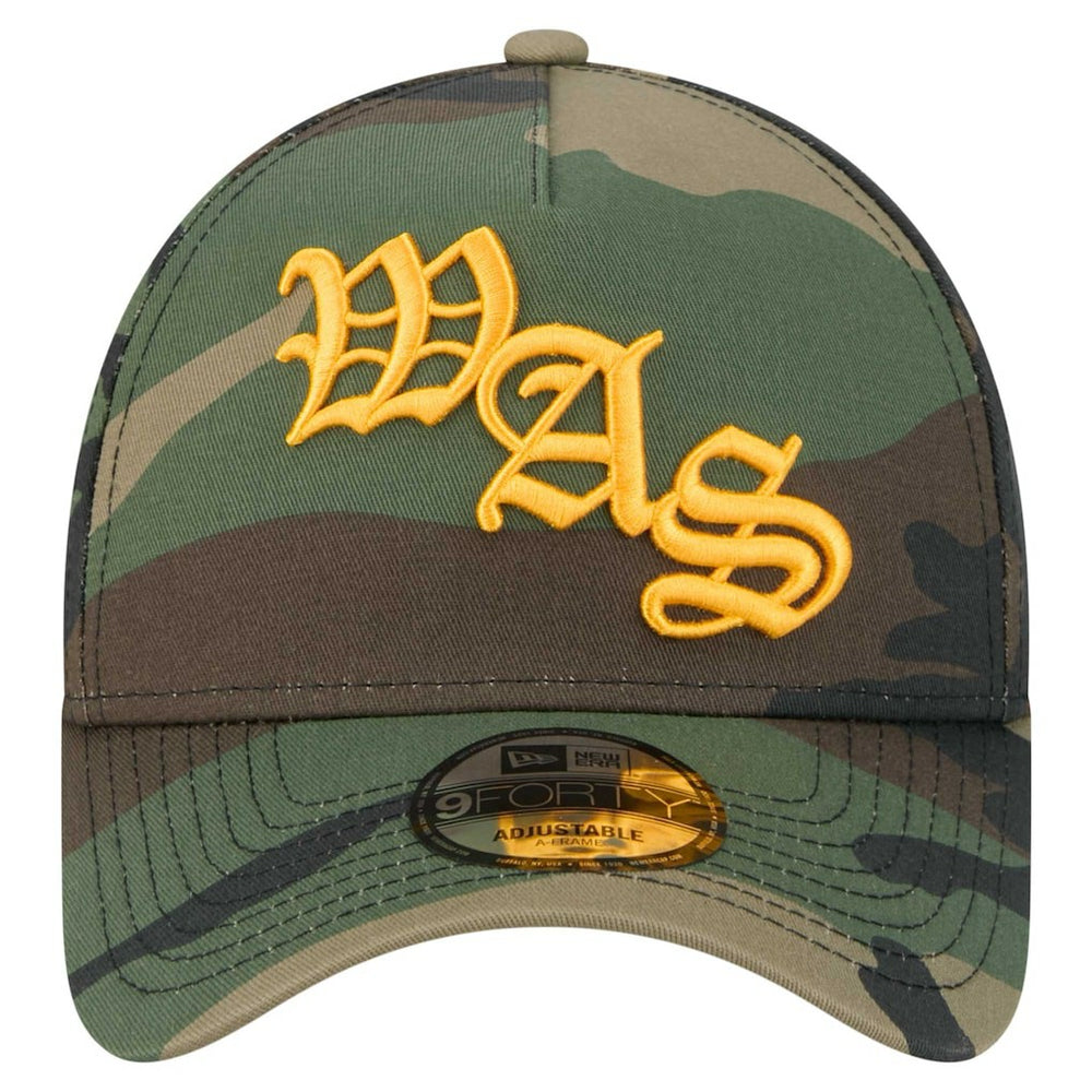 Washington Commanders New Era Mystic Camo A-Frame 9FORTY Adjustable Hat - Camo discount