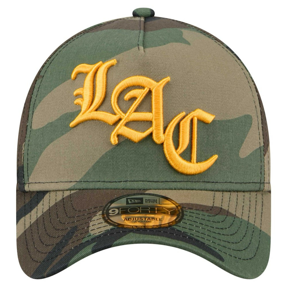 Los Angeles Chargers New Era Mystic Camo A-Frame 9FORTY Adjustable Hat - Camo for sale