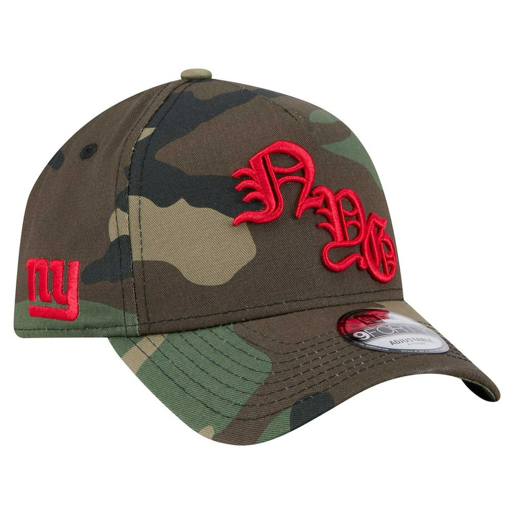 New York Giants New Era Mystic Camo A-Frame 9FORTY Adjustable Hat - Camo outlet