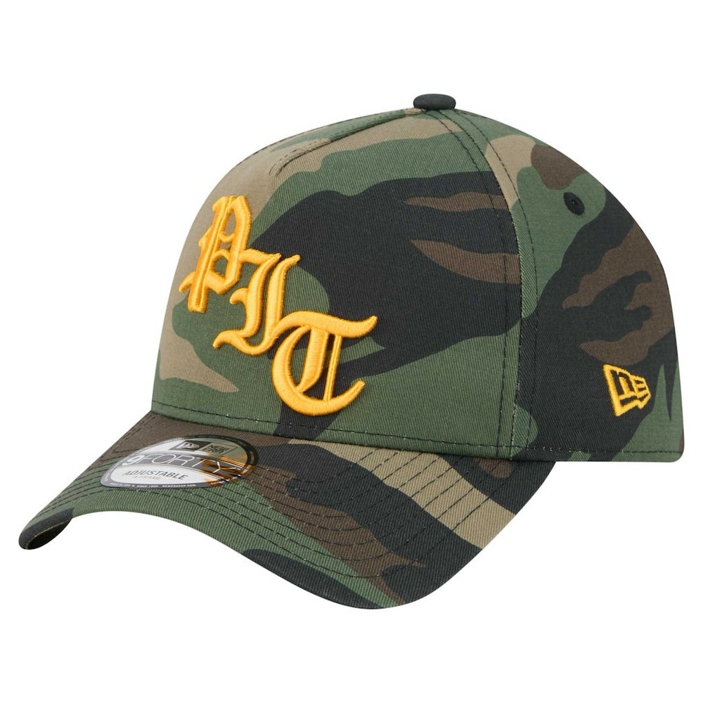 Pittsburgh Steelers New Era Mystic Camo A-Frame 9FORTY Adjustable Hat - Camo outlet