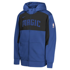 Orlando Magic Youth Authentic On-Court Showtime Performance Full-Zip Hoodie - Blue/Black outlet