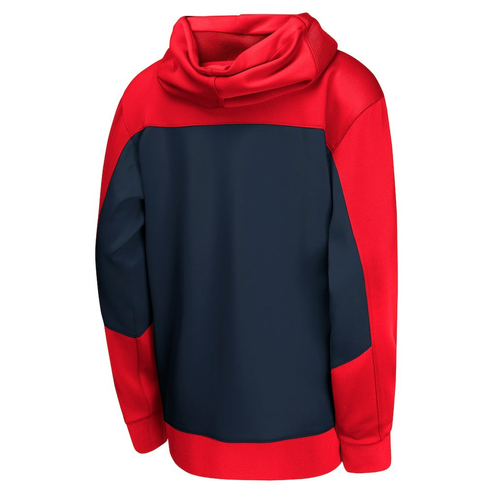 New Orleans Pelicans Youth Authentic On-Court Showtime Performance Full-Zip Hoodie - Red/Navy discount