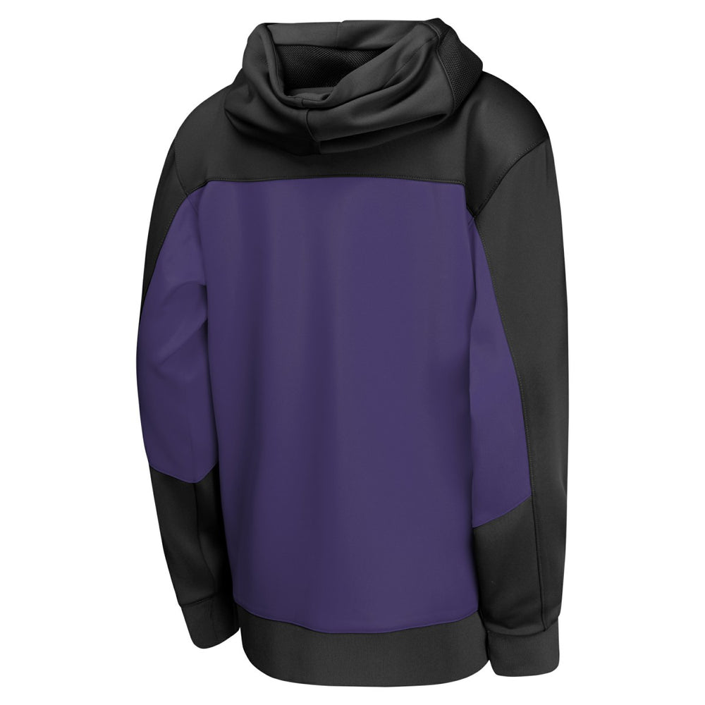 Phoenix Suns Youth Authentic On-Court Showtime Performance Full-Zip Hoodie - Black/Purple discount