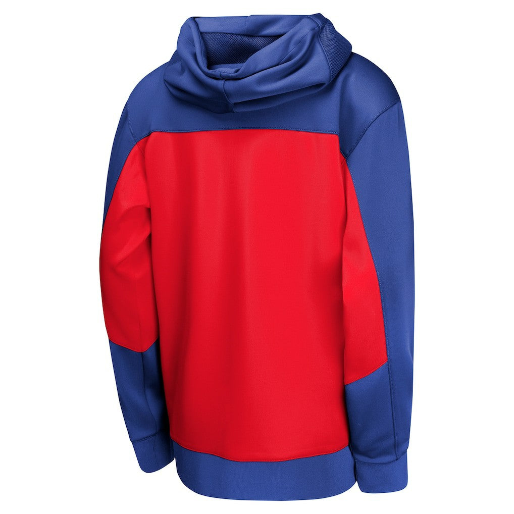 Philadelphia 76ers Youth Authentic On-Court Showtime Performance Full-Zip Hoodie - Royal/Red outlet