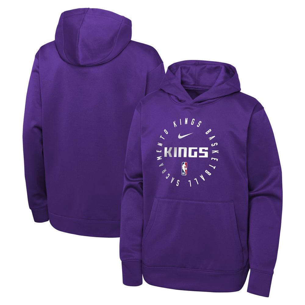 Sacramento Kings Youth Performance Practice Spotlight Pullover Hoodie - Purple online