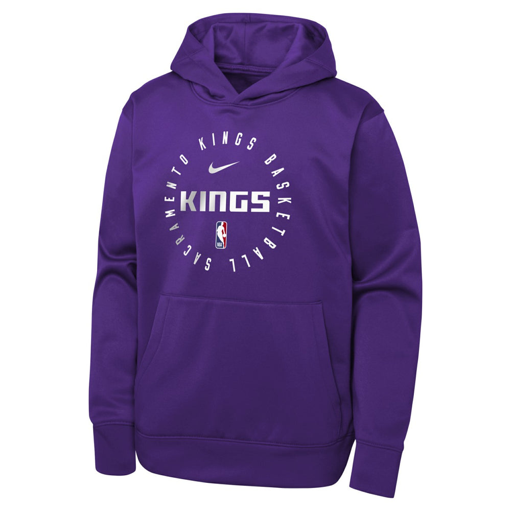 Sacramento Kings Youth Performance Practice Spotlight Pullover Hoodie - Purple online
