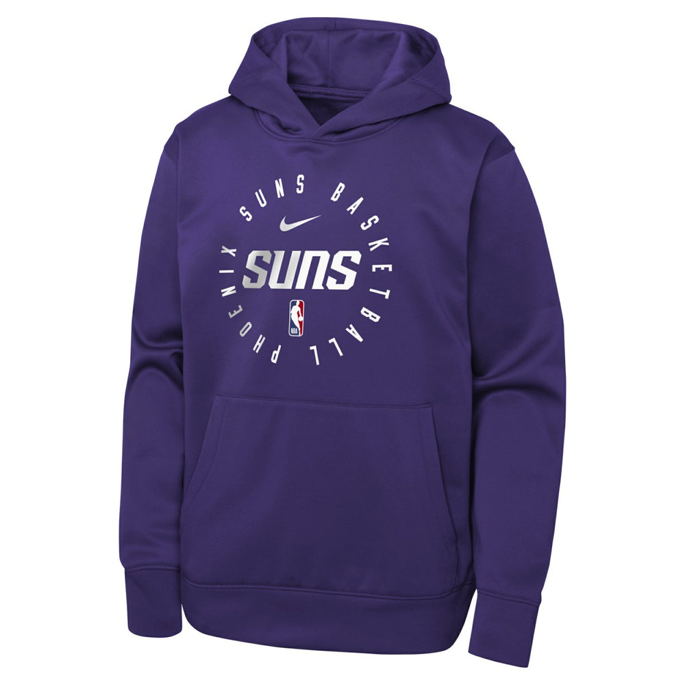 Phoenix Suns Youth Performance Practice Spotlight Pullover Hoodie - Purple online