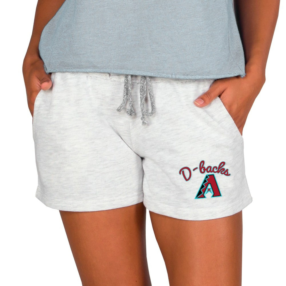 Arizona Diamondbacks Concepts Sport Women's Mainstream French Terry Tri-Blend Shorts Ash