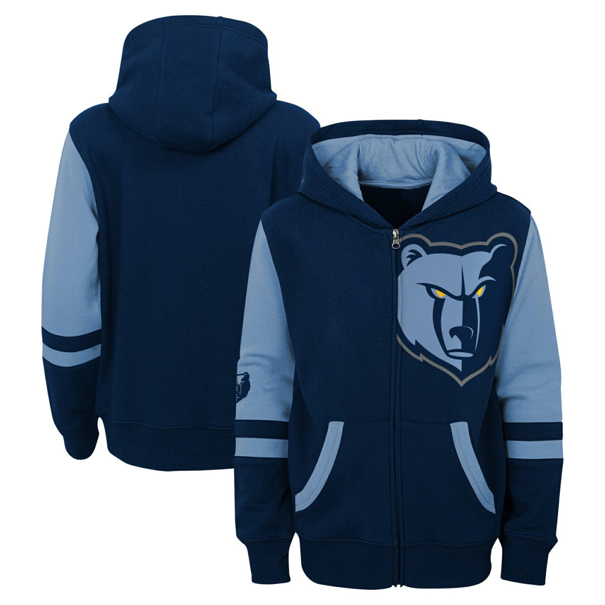 Memphis Grizzlies Preschool Straight To The League Full-Zip Hoodie - Navy for sale
