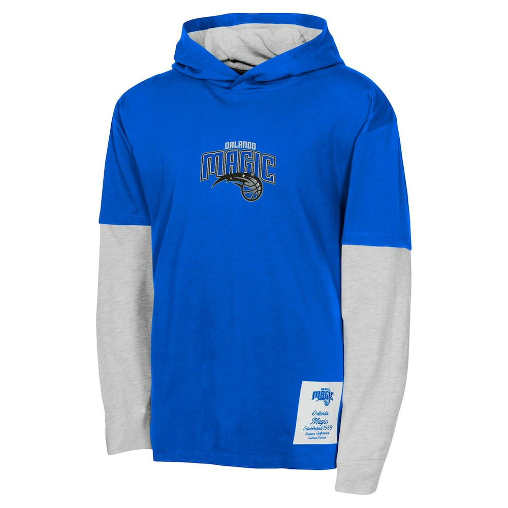 Orlando Magic Youth Small Ball Long Sleeve Hoodie T-Shirt - Blue for sale