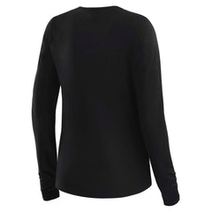 Cincinnati Bengals WEAR by Erin Andrews x Gracie Hunt Women's Mesh Panel Long Sleeve T-Shirt - Black online