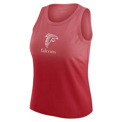 Atlanta Falcons WEAR by Erin Andrews x Gracie Hunt Women's Ombre Tank Top - Scarlet on sale