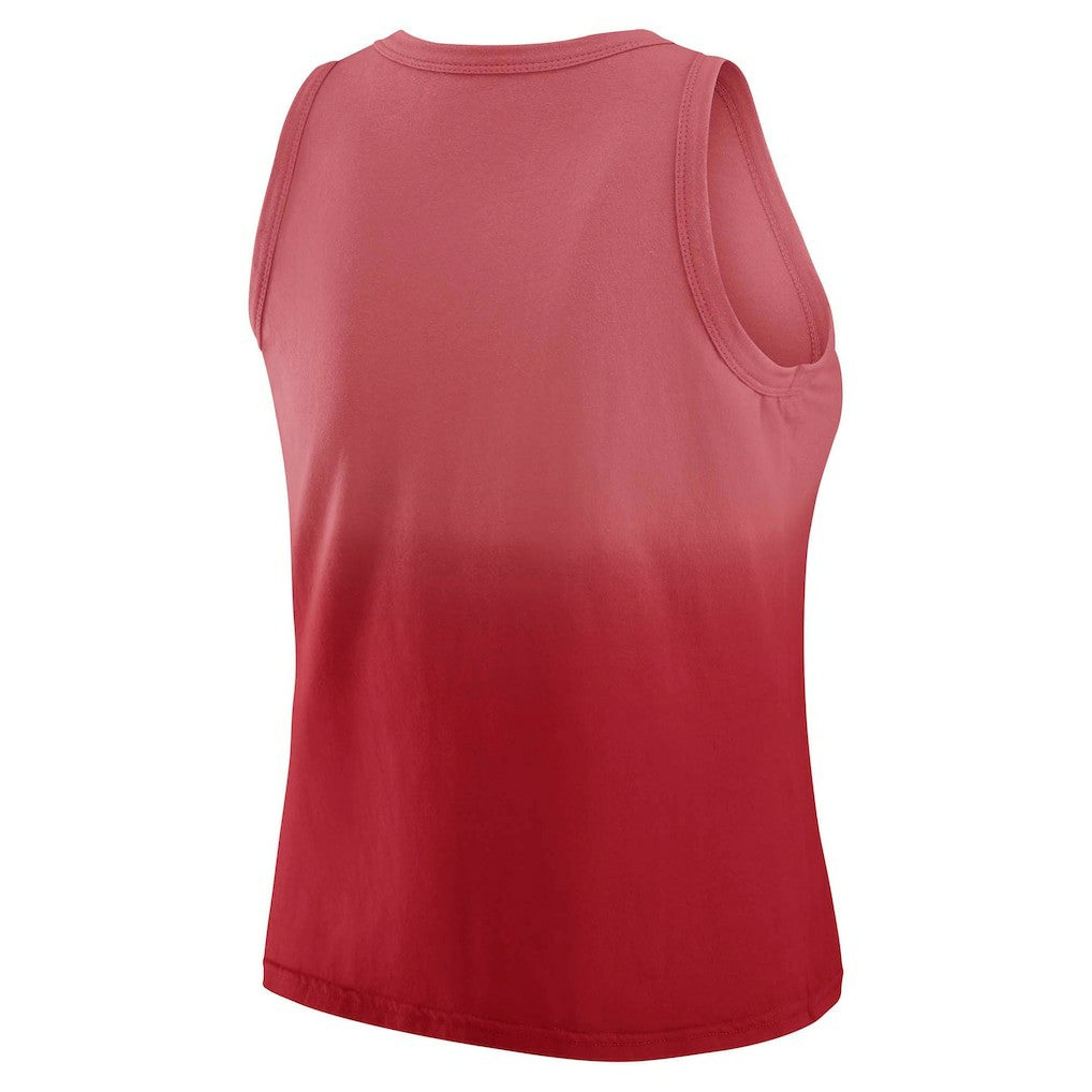 Atlanta Falcons WEAR by Erin Andrews x Gracie Hunt Women's Ombre Tank Top - Scarlet on sale