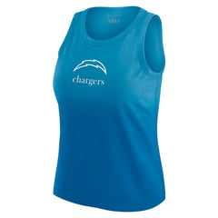 Los Angeles Chargers WEAR by Erin Andrews x Gracie Hunt Women's Ombre Tank Top - Blue outlet