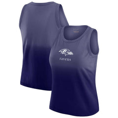 Baltimore Ravens WEAR by Erin Andrews x Gracie Hunt Women's Ombre Tank Top - Purple online