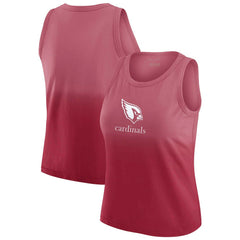 Arizona Cardinals WEAR by Erin Andrews x Gracie Hunt Women's Ombre Tank Top - Cardinal online