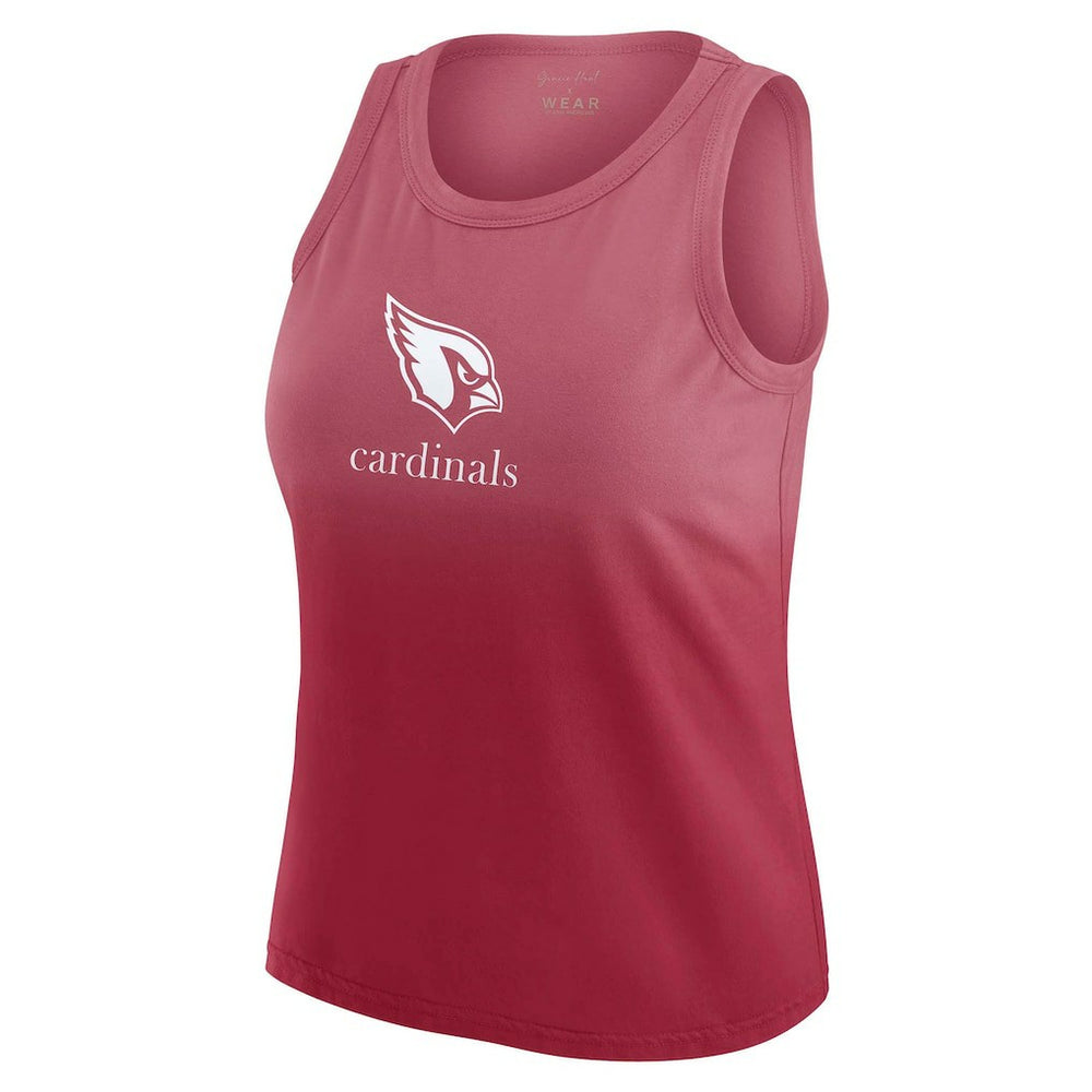 Arizona Cardinals WEAR by Erin Andrews x Gracie Hunt Women's Ombre Tank Top - Cardinal online