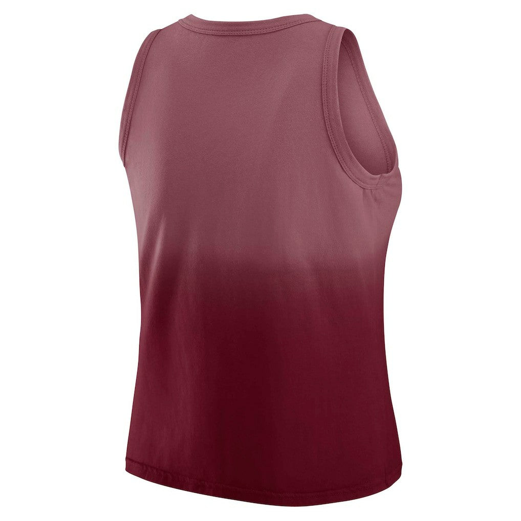Washington Commanders WEAR by Erin Andrews x Gracie Hunt Women's Ombre Tank Top - Burgundy for sale