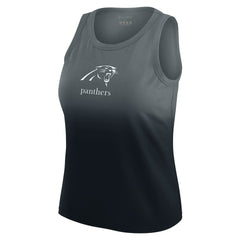 Carolina Panthers WEAR by Erin Andrews x Gracie Hunt Women's Ombre Tank Top - Black for sale