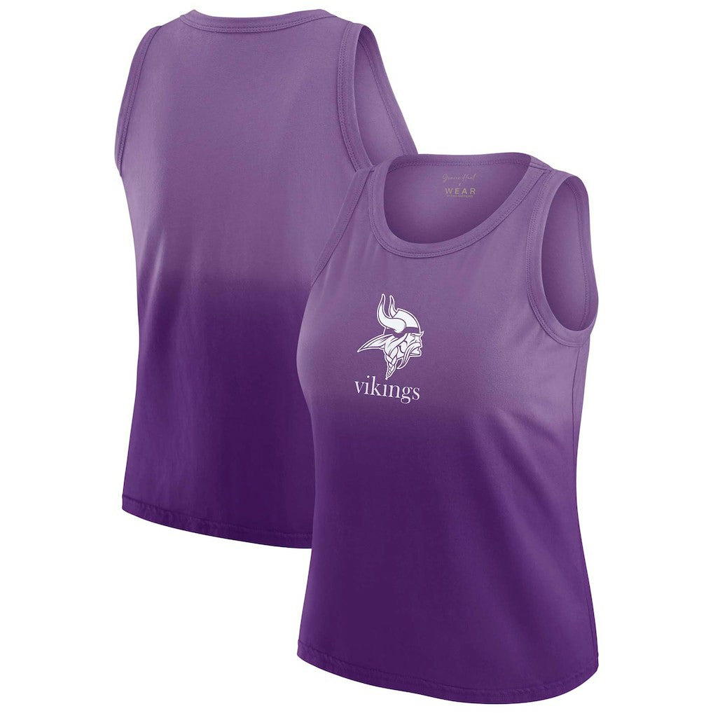 Minnesota Vikings WEAR by Erin Andrews x Gracie Hunt Women's Ombre Tank Top - Purple cheap