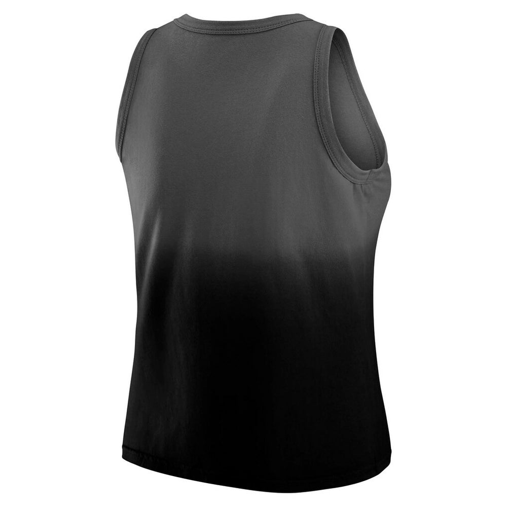 Pittsburgh Steelers WEAR by Erin Andrews x Gracie Hunt Women's Ombre Tank Top - Black discount