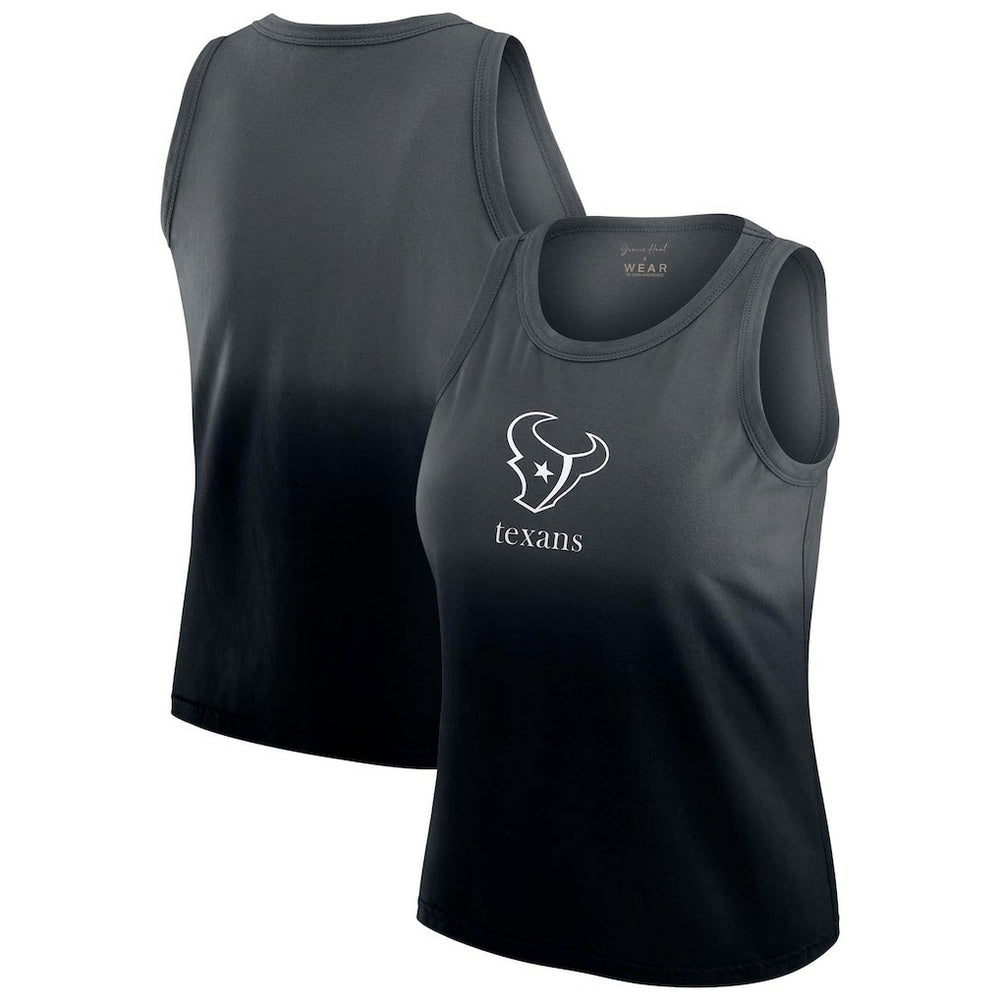 Houston Texans WEAR by Erin Andrews x Gracie Hunt Women's Ombre Tank Top - Navy for sale