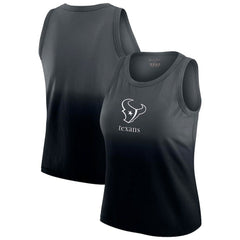 Houston Texans WEAR by Erin Andrews x Gracie Hunt Women's Ombre Tank Top - Navy for sale