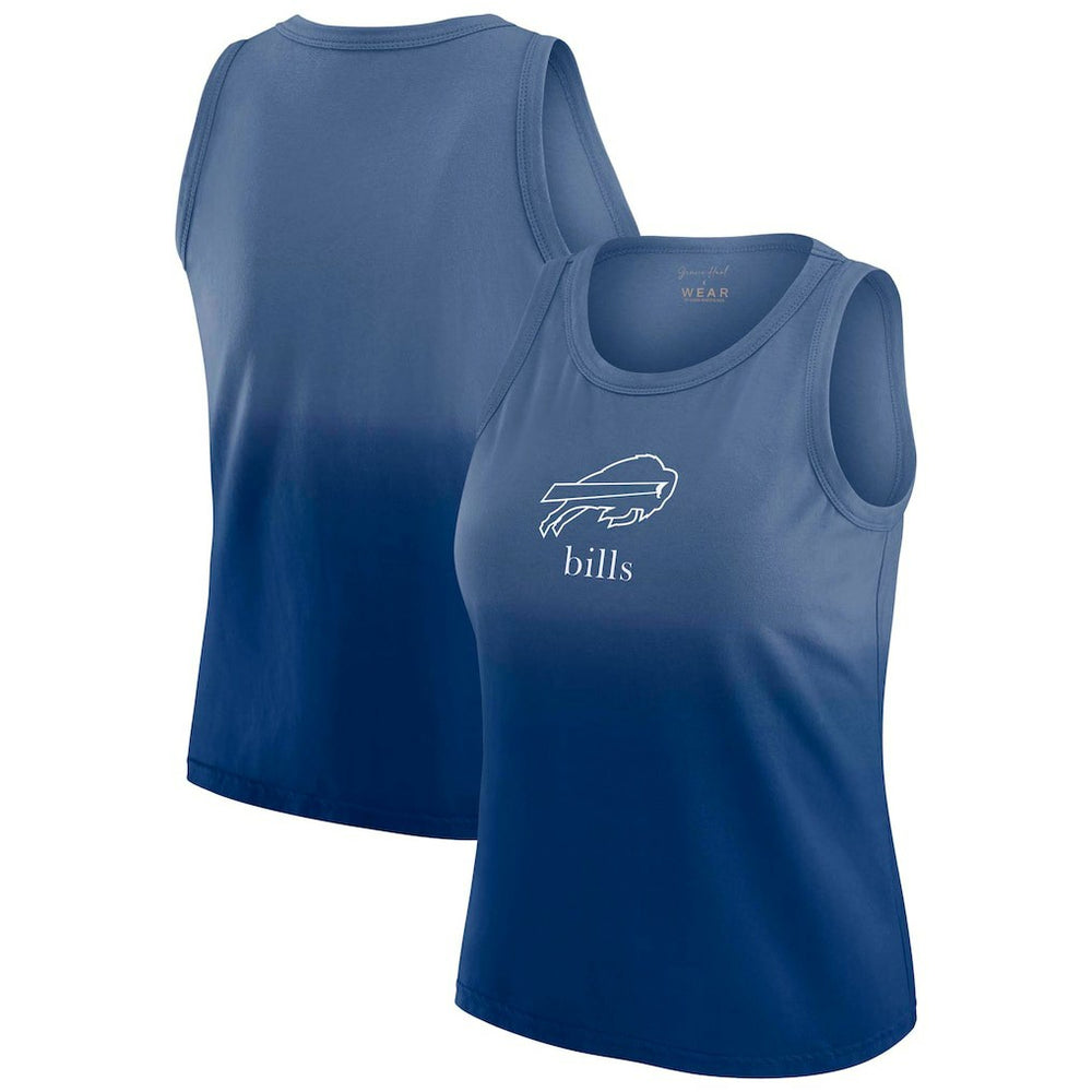 Buffalo Bills WEAR by Erin Andrews x Gracie Hunt Women's Ombre Tank Top - Royal sale