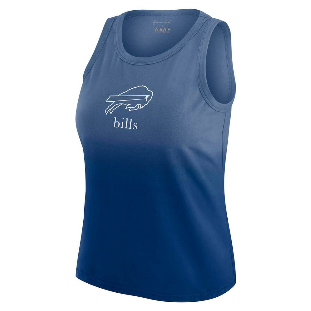 Buffalo Bills WEAR by Erin Andrews x Gracie Hunt Women's Ombre Tank Top - Royal sale
