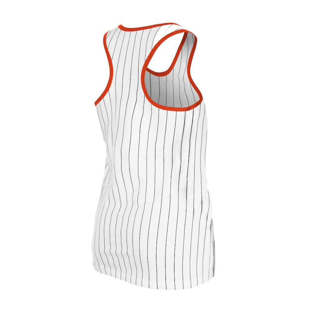 San Francisco Giants Women's Gameday Pinstripe Tank Top White