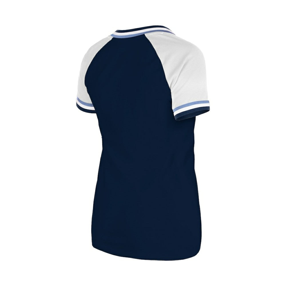 Tampa Bay Rays Women's Gameday Raglan V-Neck T-Shirt Navy