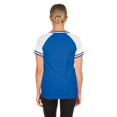 Toronto Blue Jays Women's Gameday Raglan V-Neck T-Shirt Royal