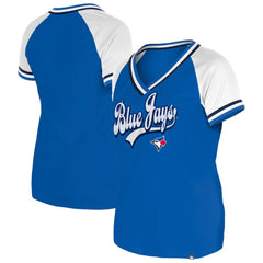 Toronto Blue Jays Women's Gameday Raglan V-Neck T-Shirt Royal