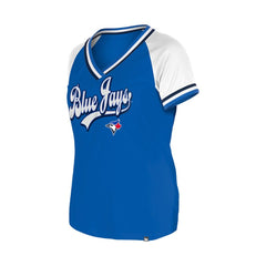 Toronto Blue Jays Women's Gameday Raglan V-Neck T-Shirt Royal