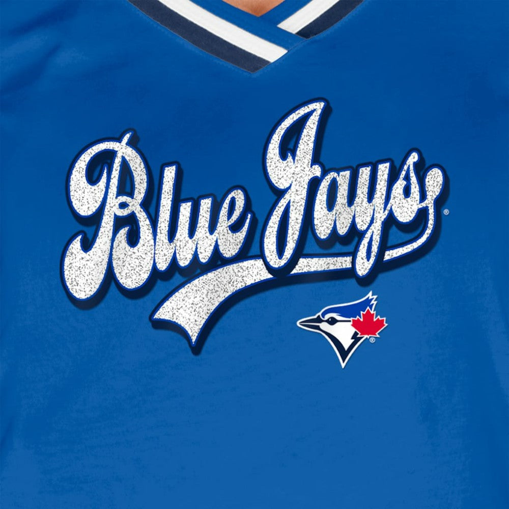 Toronto Blue Jays Women's Gameday Raglan V-Neck T-Shirt Royal