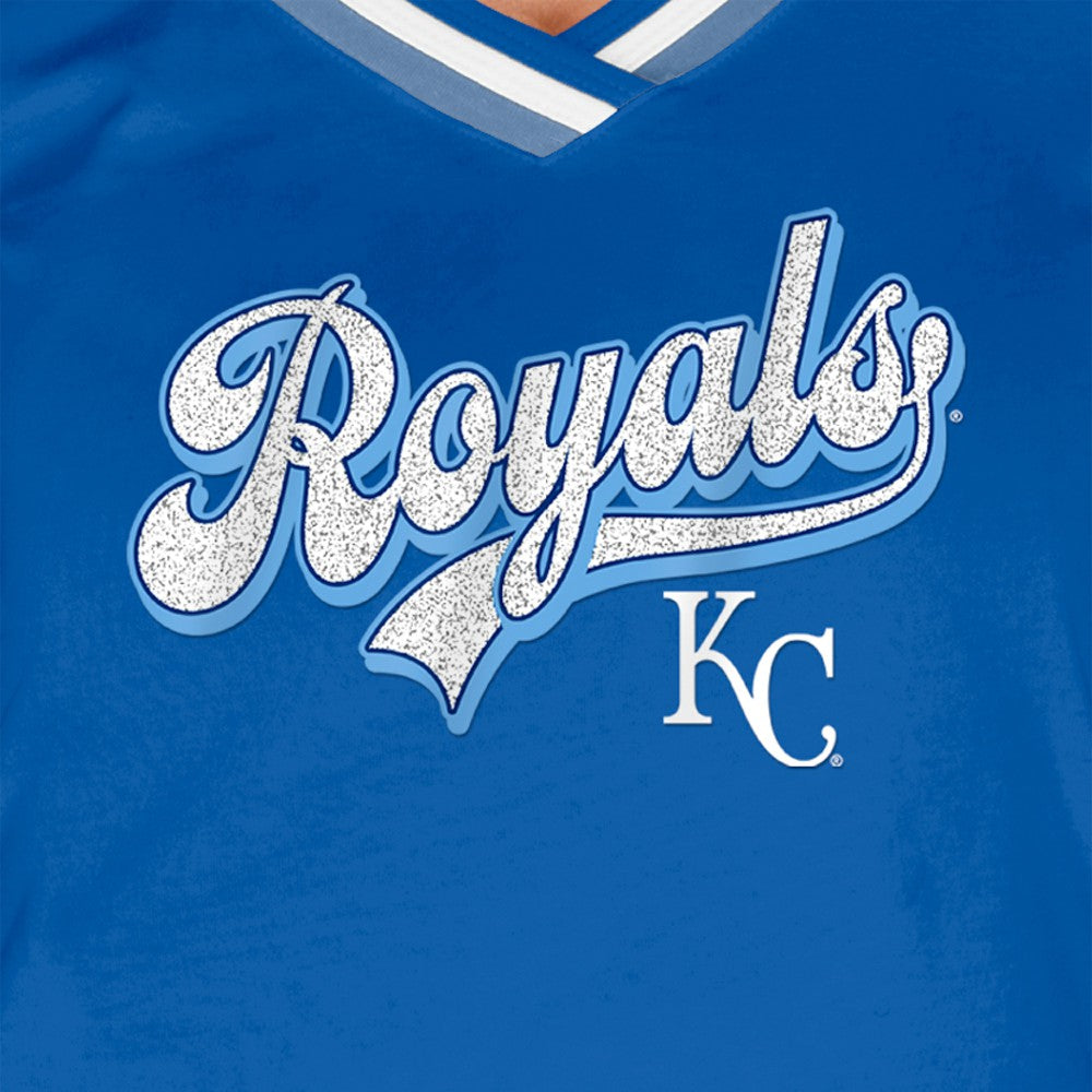 Kansas City Royals Women's Gameday Raglan V-Neck T-Shirt Royal