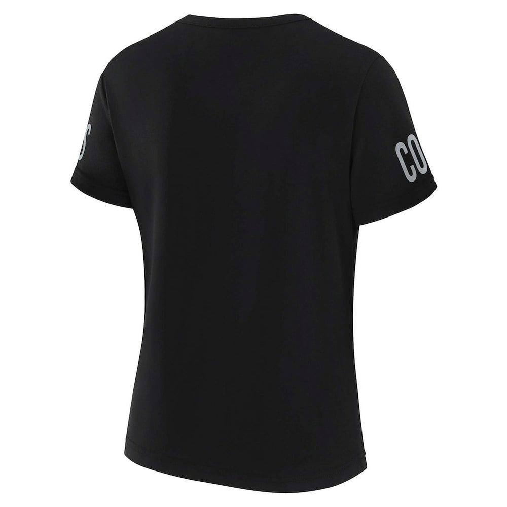 Dallas Cowboys WEAR by Erin Andrews x Gracie Hunt Women's Draft Me Lace-Up T-Shirt - Black sale